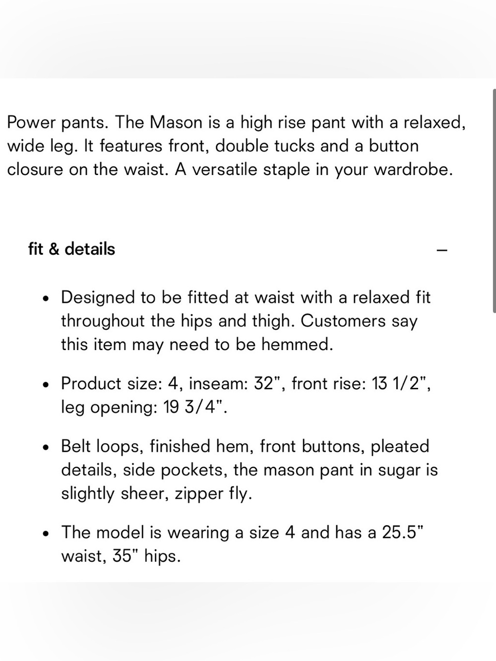 Reformation Mason Pants - Picture 8 of 13